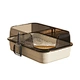 Slanted-Opening High-Fence Cat Litter Box